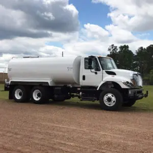 2,000 gallon water truck for sale custom manufactured by ledwell