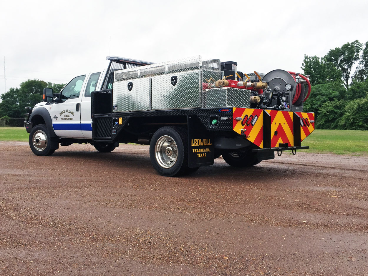 Fire Brush Truck Manufactured by Ledwell