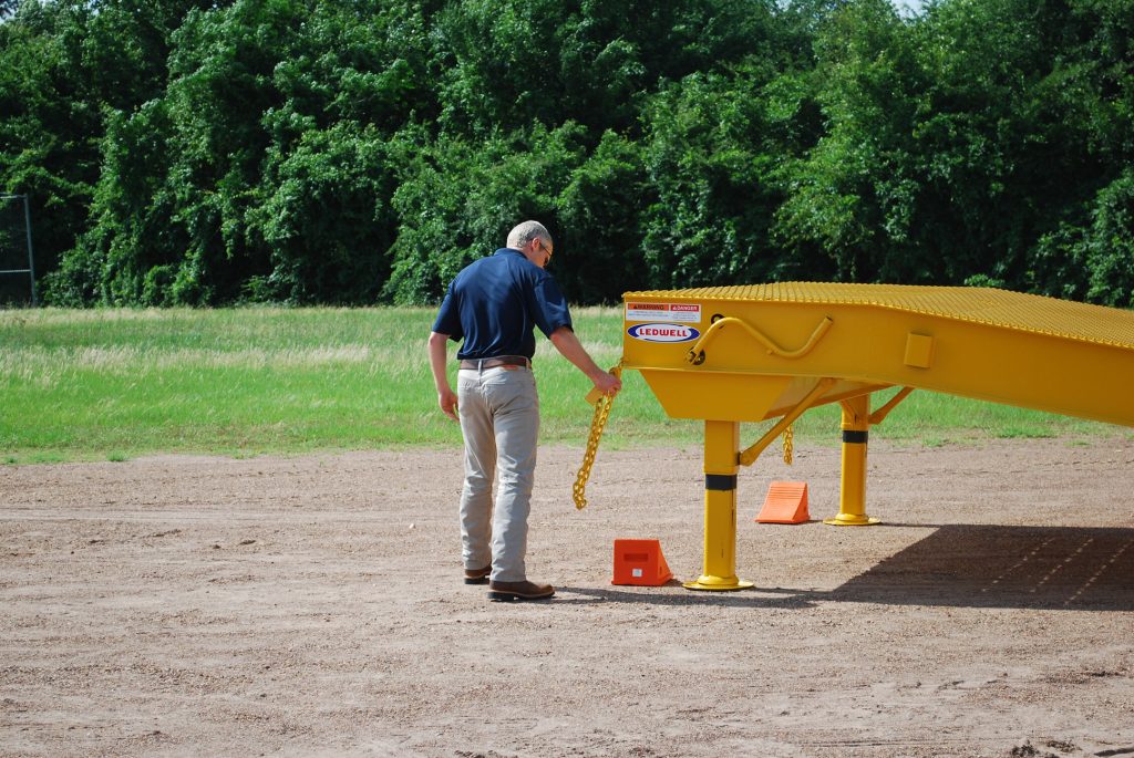 Ledwell Maintenance Schedule for heavy duty loading ramp