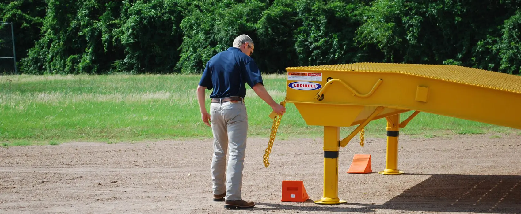 Ledwell Maintenance Schedule for heavy duty loading ramp