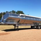 drop deck bulk feed trailer for sale from ledwell