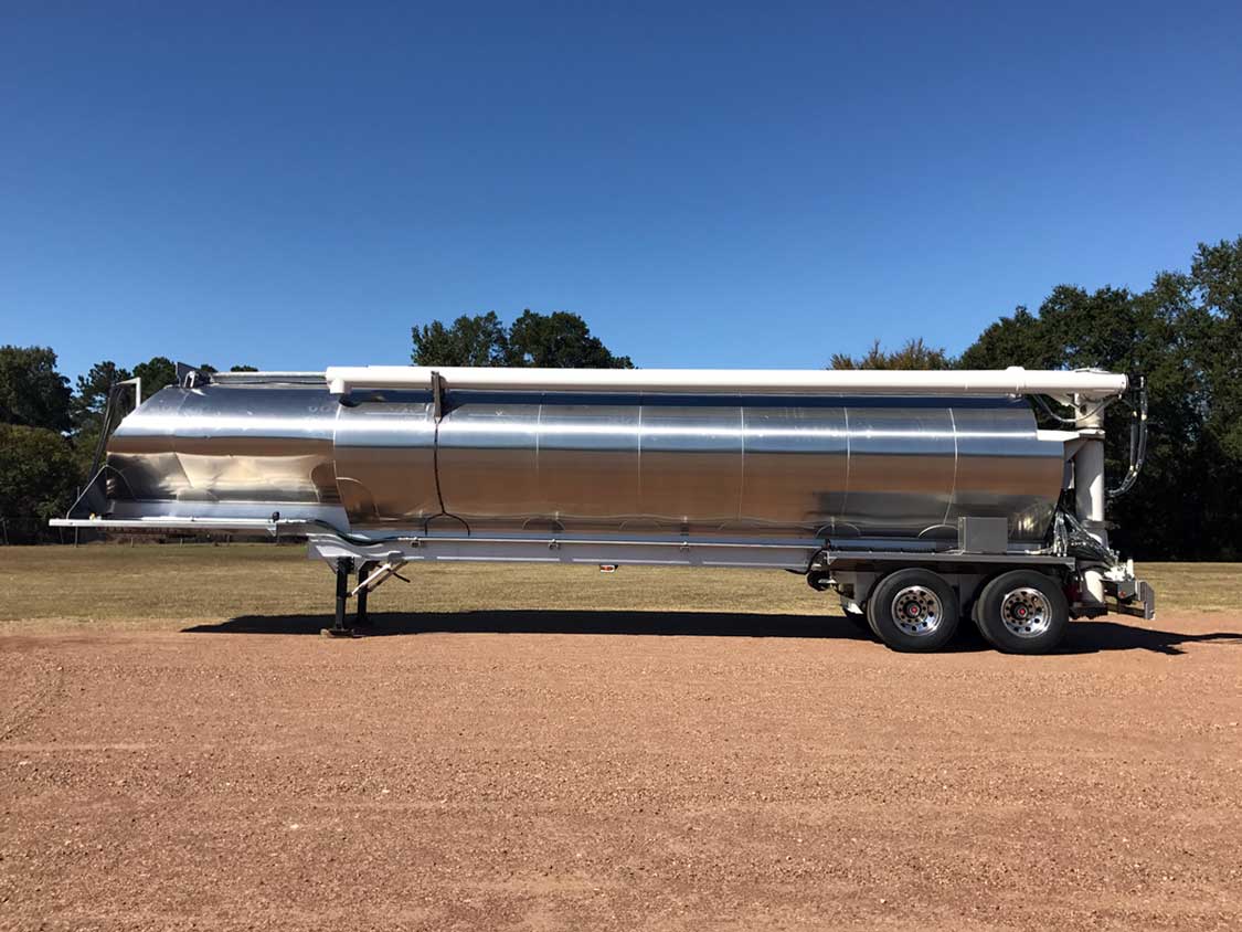 drop deck bulk bulk haul trailer for sale from ledwell