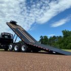tilt deck equipment truck - hydratilt truck by ledwell, patented