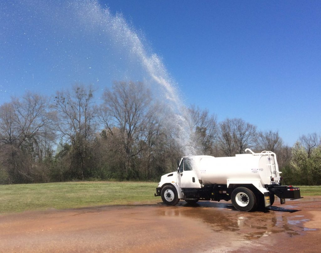 Ledwell Water Truck Spraying Ledwell manufactured Water Truck spraying