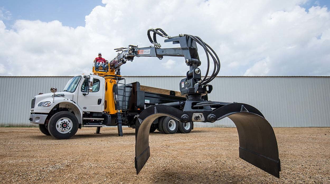 Ledwell Demolition Dump with Rotobec Grapple Attachment