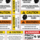 vacuum truck safety decals