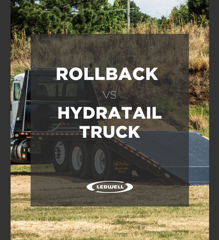 Find the right heavy haul truck. Rollback or HydraTail Truck