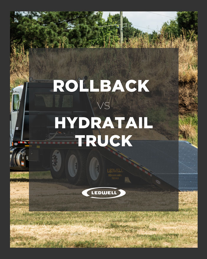 Find the right heavy haul truck. Rollback or HydraTail Truck