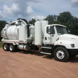 commercial capacity vacuum truck by ledwell