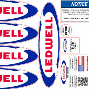 Ledwell Parts - Hybrid Rollback Decal Kit