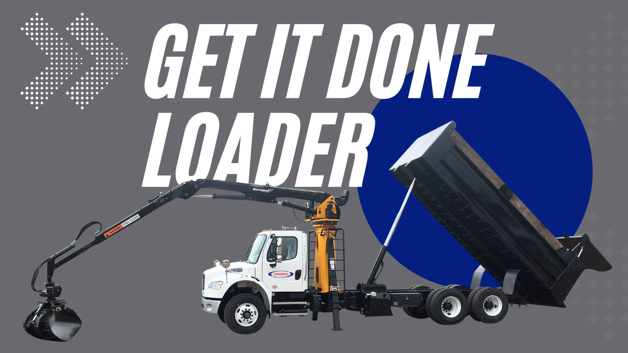Get it done loader from Rotobec. Pair with Ledwell Dump Truck