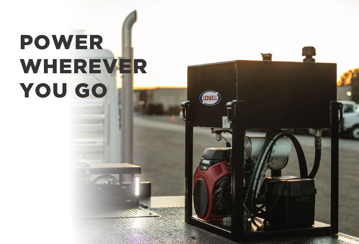 Hydraulic Power Wherever You Go built by Ledwell