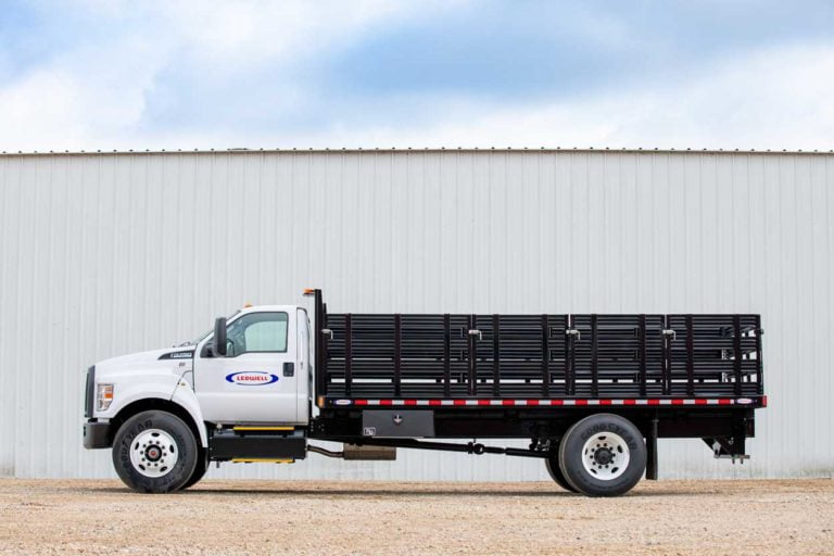 Stake Bed Trucks Haul Heavy Loads With A Ledwell Stake Bed Truck