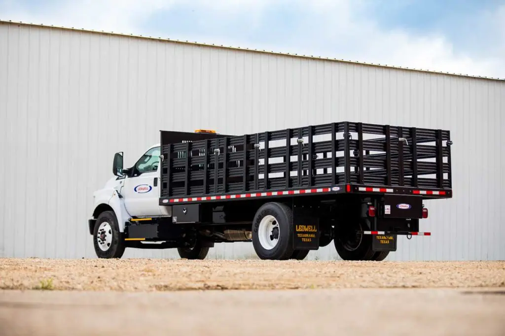 Stake Bed Trucks Haul Heavy Loads with a Ledwell Stake Bed Truck