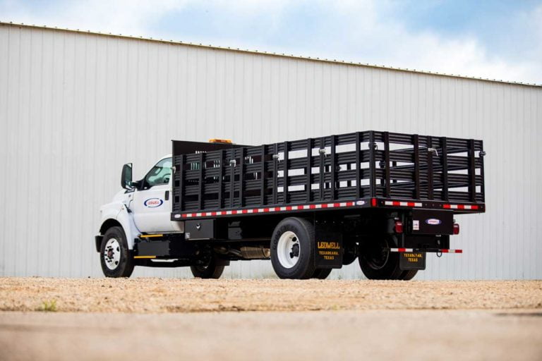 Stake Bed Trucks Haul Heavy Loads with a Ledwell Stake Bed Truck