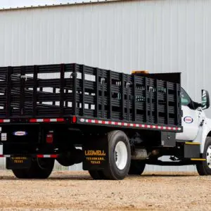 Ledwell manufactured stake truck