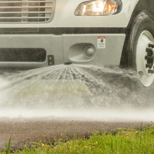 ledwell water truck spray cap spraying water