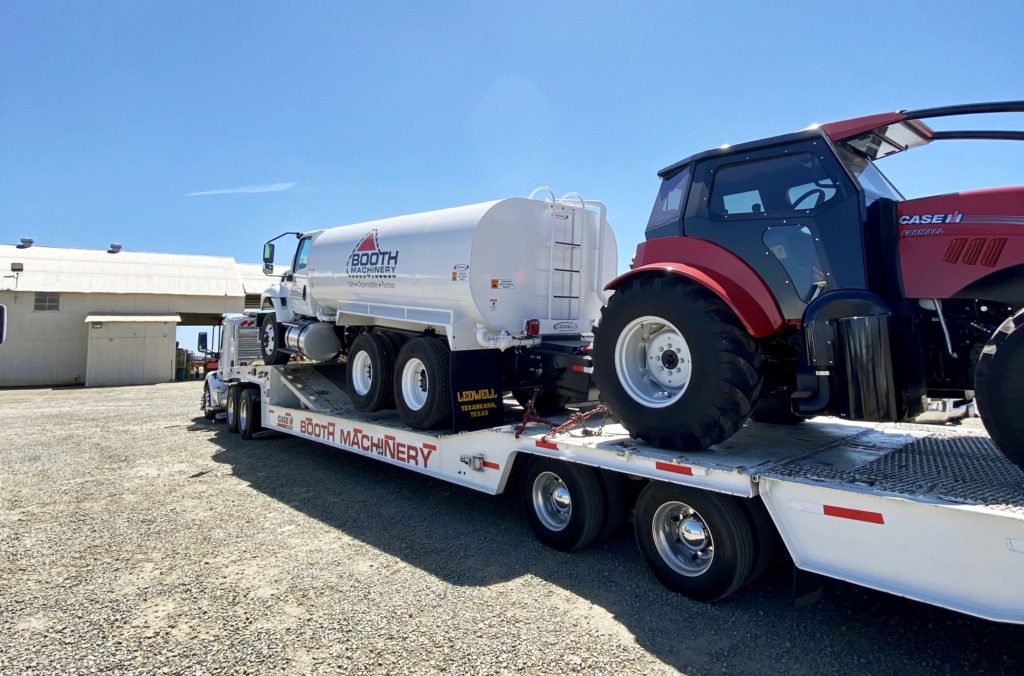 Booth Machinery delivery ag equipment