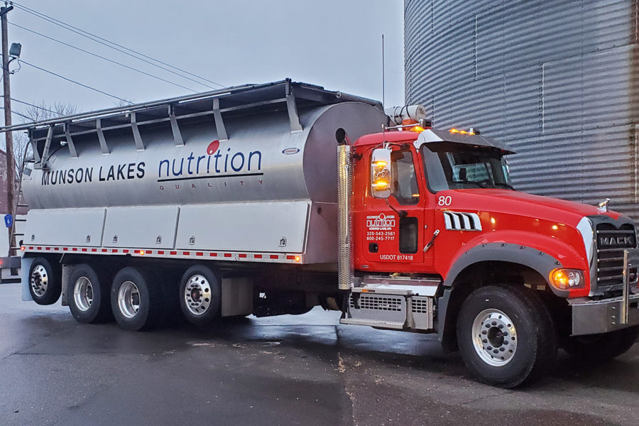 Munson Lakes feed truck